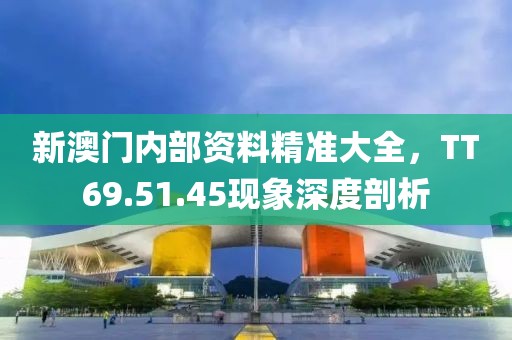 新澳门内部资料精准大全，TT69.51.45现象深度剖析