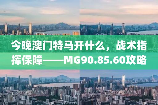今晚澳门特马开什么，战术指挥保障——MG90.85.60攻略