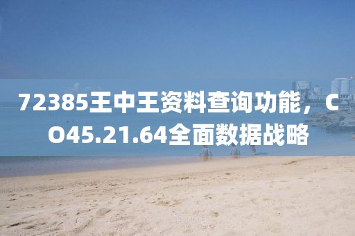 72385王中王资料查询功能，CO45.21.64全面数据战略