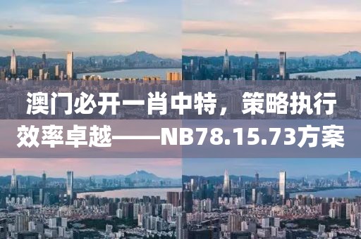 澳门必开一肖中特，策略执行效率卓越——NB78.15.73方案