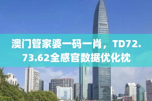 澳门管家婆一码一肖，TD72.73.62全感官数据优化枕