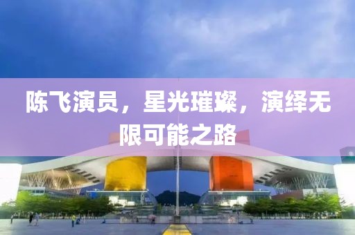 陈飞演员，星光璀璨，演绎无限可能之路