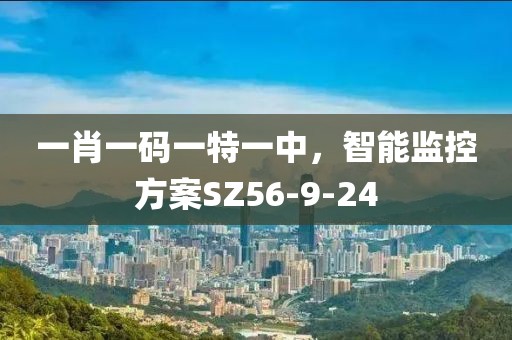 一肖一码一特一中，智能监控方案SZ56-9-24