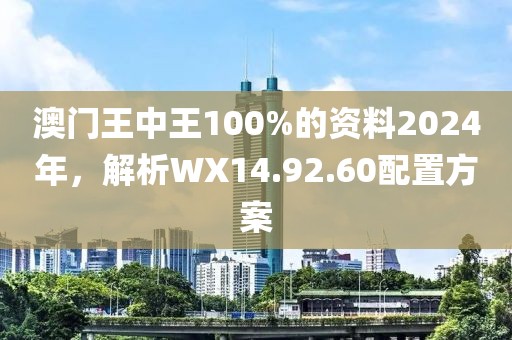 澳门王中王100%的资料2024年，解析WX14.92.60配置方案