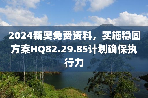2024新奥免费资料，实施稳固方案HQ82.29.85计划确保执行力