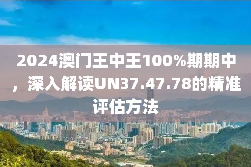 2024澳门王中王100%期期中，深入解读UN37.47.78的精准评估方法