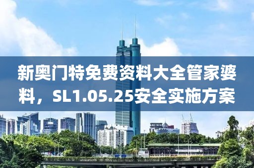 新奥门特免费资料大全管家婆料，SL1.05.25安全实施方案