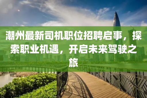 潮州最新司机职位招聘启事，探索职业机遇，开启未来驾驶之旅