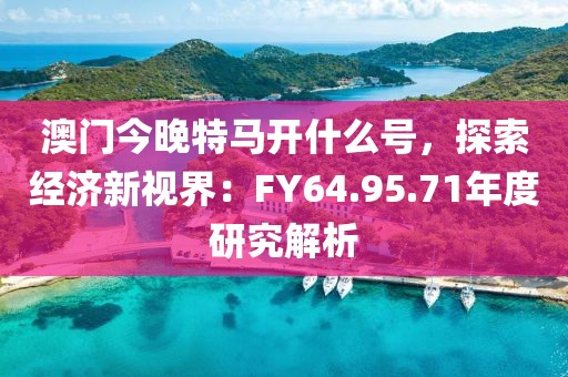 澳门今晚特马开什么号，探索经济新视界：FY64.95.71年度研究解析