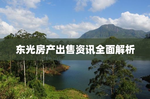 东光房产出售资讯全面解析