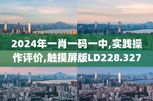 2024年一肖一码一中,实践操作评价,触摸屏版LD228.327