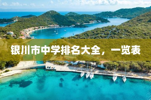 银川市中学排名大全，一览表