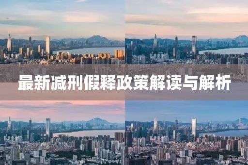 最新减刑假释政策解读与解析