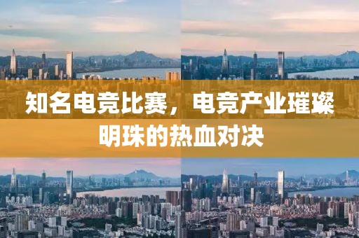 知名电竞比赛，电竞产业璀璨明珠的热血对决