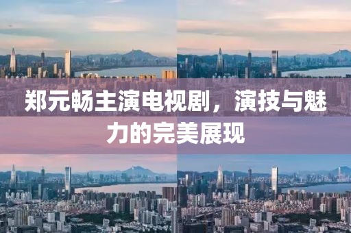 郑元畅主演电视剧，演技与魅力的完美展现
