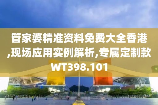 管家婆精准资料免费大全香港,现场应用实例解析,专属定制款WT398.101