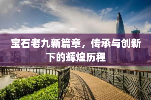 宝石老九新篇章，传承与创新下的辉煌历程