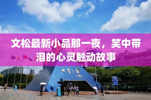 文松最新小品那一夜，笑中带泪的心灵触动故事
