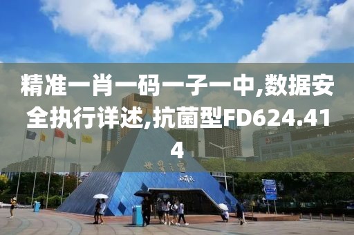精准一肖一码一子一中,数据安全执行详述,抗菌型FD624.414