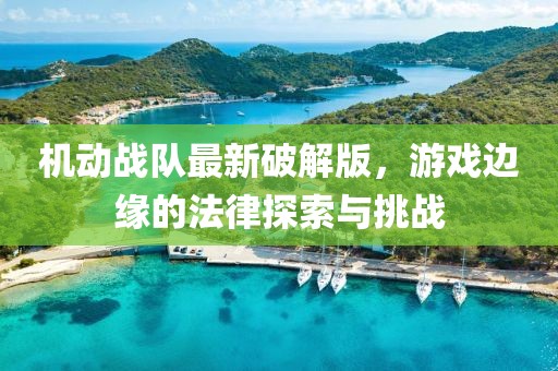 机动战队最新破解版，游戏边缘的法律探索与挑战