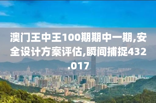 澳门王中王100期期中一期,安全设计方案评估,瞬间捕捉432.017