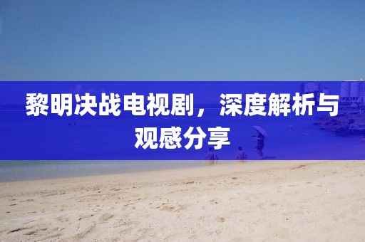 黎明决战电视剧，深度解析与观感分享