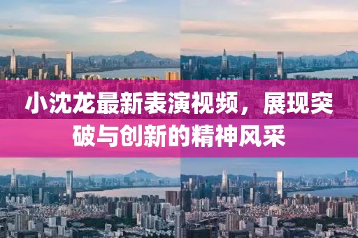 小沈龙最新表演视频，展现突破与创新的精神风采