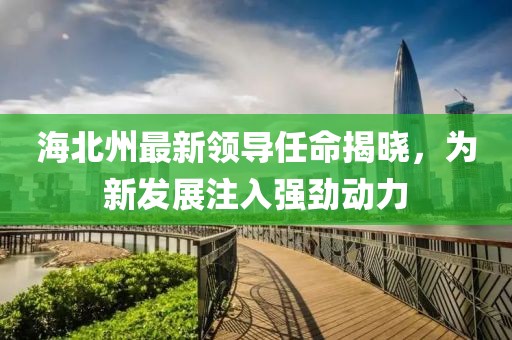 海北州最新领导任命揭晓，为新发展注入强劲动力