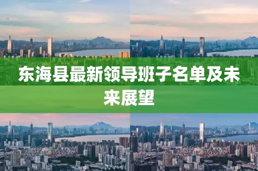 东海县最新领导班子名单及未来展望